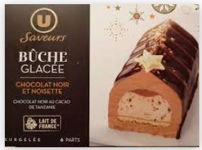 Bûches glacées U : photo du produit rappelé le 02/08/2021