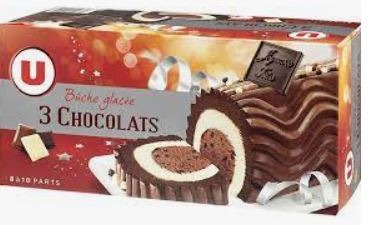Bûches glacées U : photo 4 sur 4 du produit rappelé le 02/08/2021
