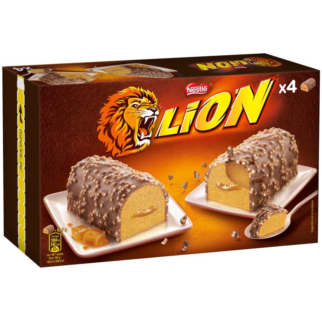 Bûchettes lion nestle : photo du produit rappelé le 04/08/2021