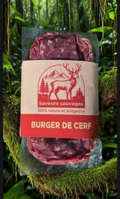 Burger de cerf frais Saveurs Sauvages : photo du produit rappelé le 09/10/2026