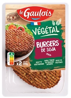 Burgers de soja Le Gaulois Végétal : photo du produit rappelé le 11/10/2024