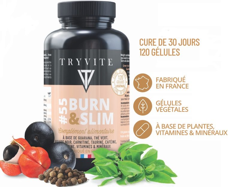 Burn&slim Tryvite : photo du produit rappelé le 27/08/2021