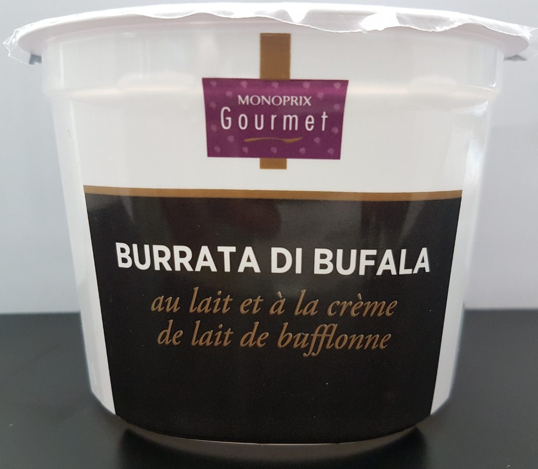 Burrata di buffala 125g Monoprix gourmet : photo du produit rappelé le 21/09/2021