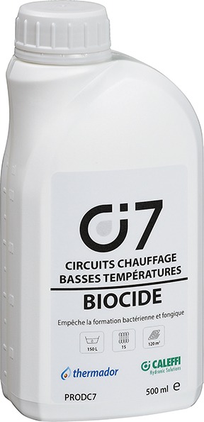 C7 circuits chauffage basse température biocide Caleffi Thermador : photo du produit rappelé le 28/03/2024