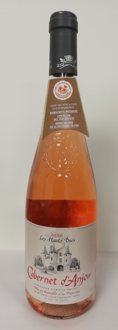 Cabernet d'anjou AOP rosé les hauts buis u Marque U : photo du produit rappelé le 06/01/2022