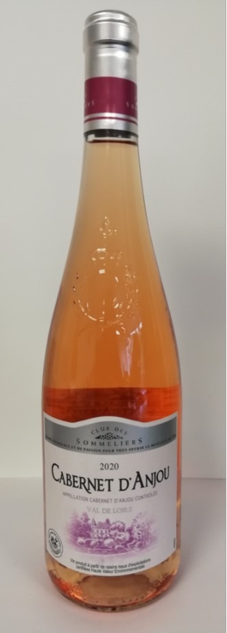 Cabernet d’anjou club des sommeliers 2020 75 cl : photo du produit rappelé le 07/01/2022