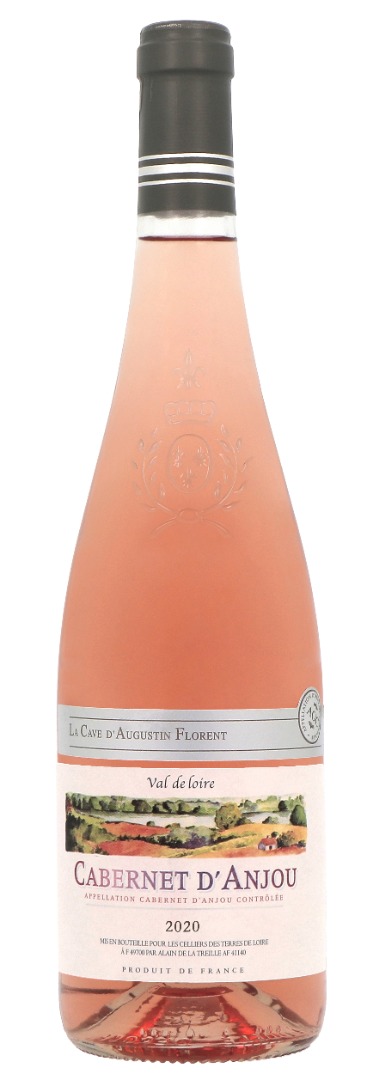 Cabernet d'anjou rosé 2020 - 75cl Cave d'Augustin Florent : photo du produit rappelé le 11/01/2022