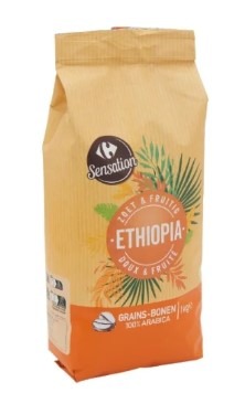 Café ethiopia grains 1kg Carrefour Sensation : photo du produit rappelé le 28/07/2026