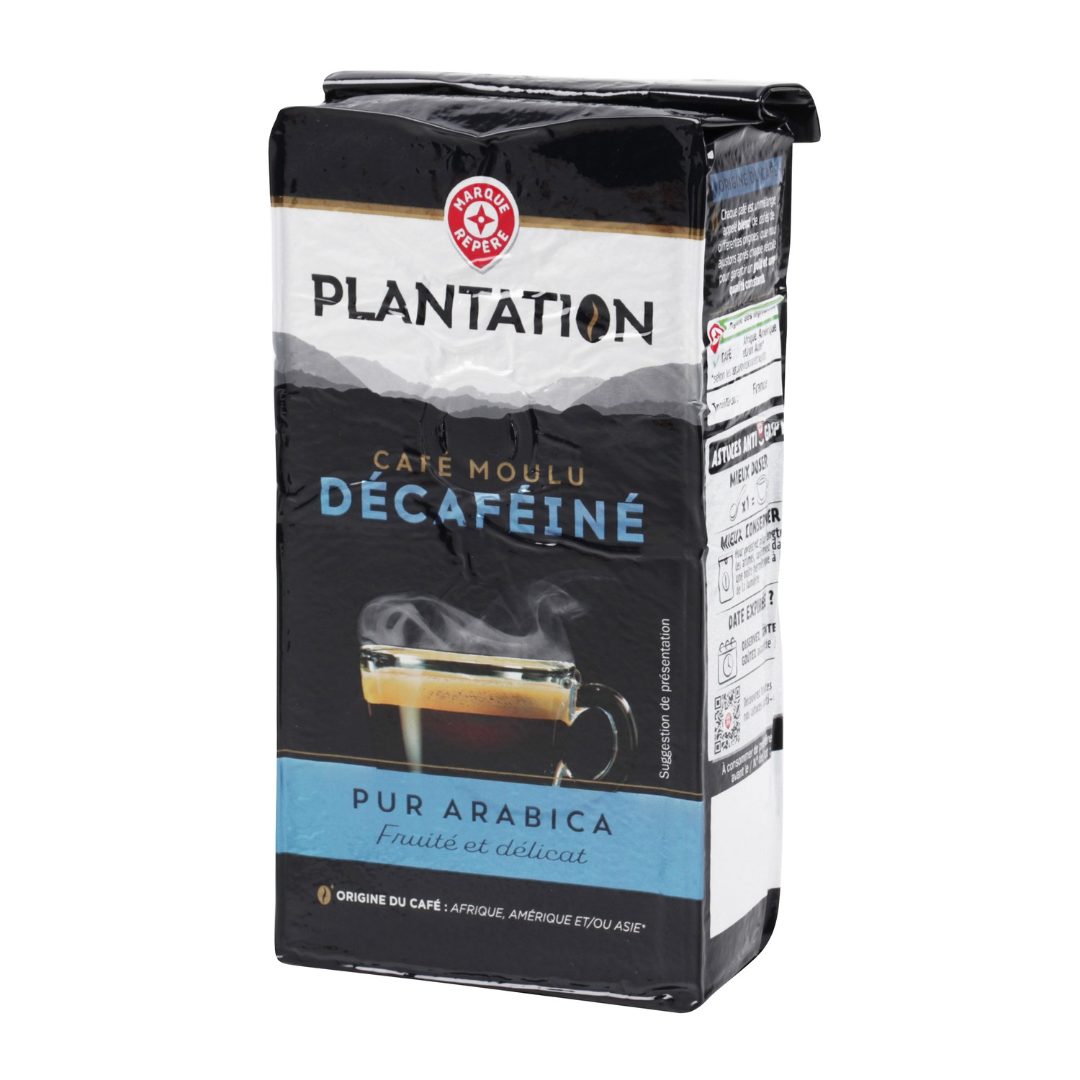 Café moulu pur arabica décaféiné 250g Plantation : photo du produit rappelé le 23/10/2025