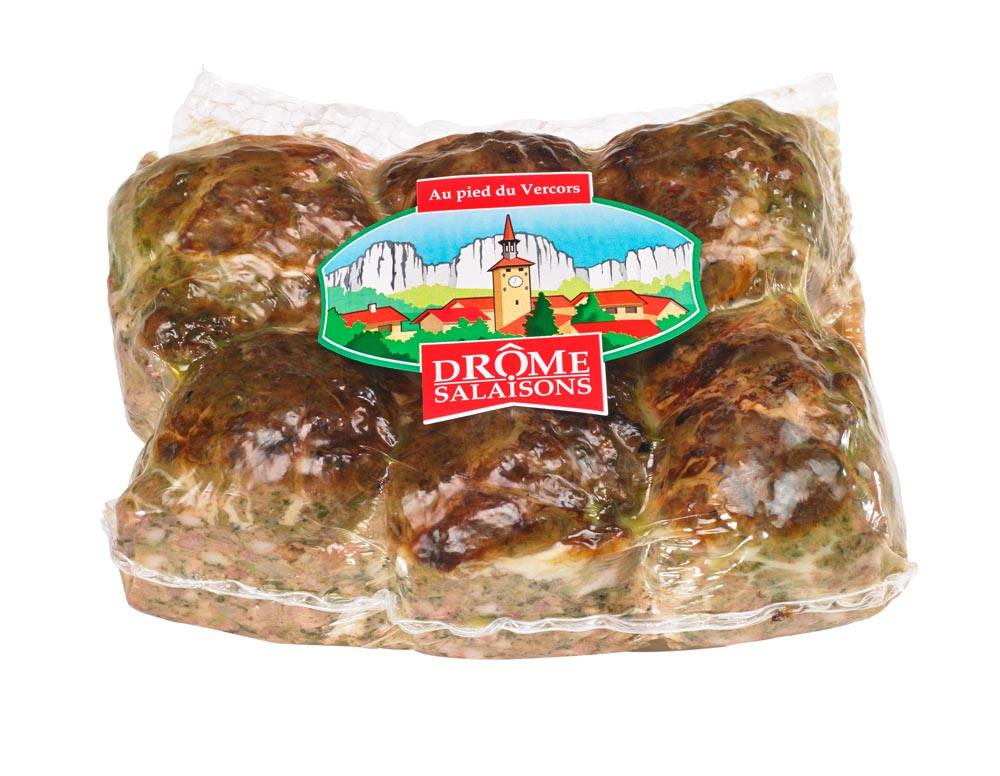 Caillette drômoise boule Drôme Salaisons : photo du produit rappelé le 05/03/2026