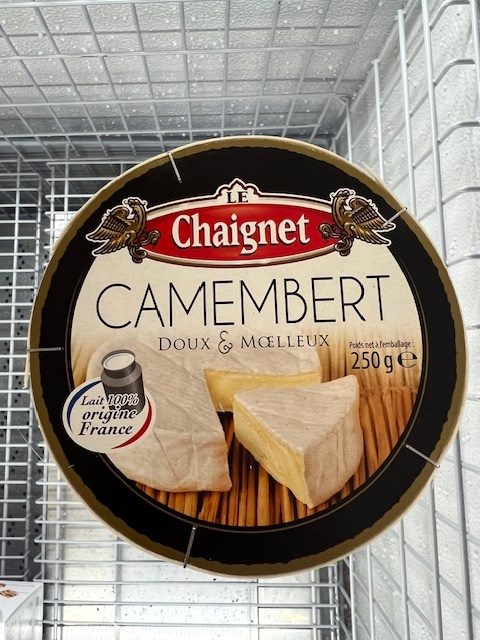 Camemberg 250 45% mg Le Chaignet : photo du produit rappelé le 12/08/2025