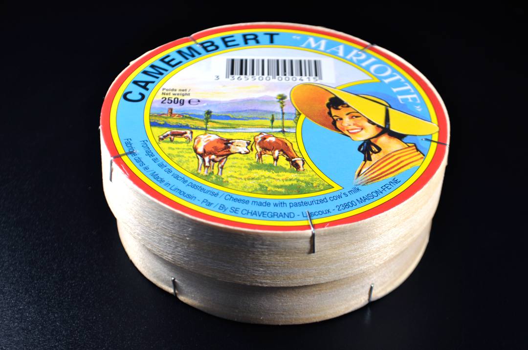 Camembert 250g Mariotte : photo du produit rappelé le 12/08/2025