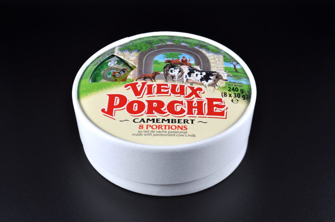Camembert 8 portions Vieux Porche : photo du produit rappelé le 12/08/2025