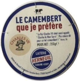 Camembert de caractere Charles Vii : photo du produit rappelé le 12/08/2025