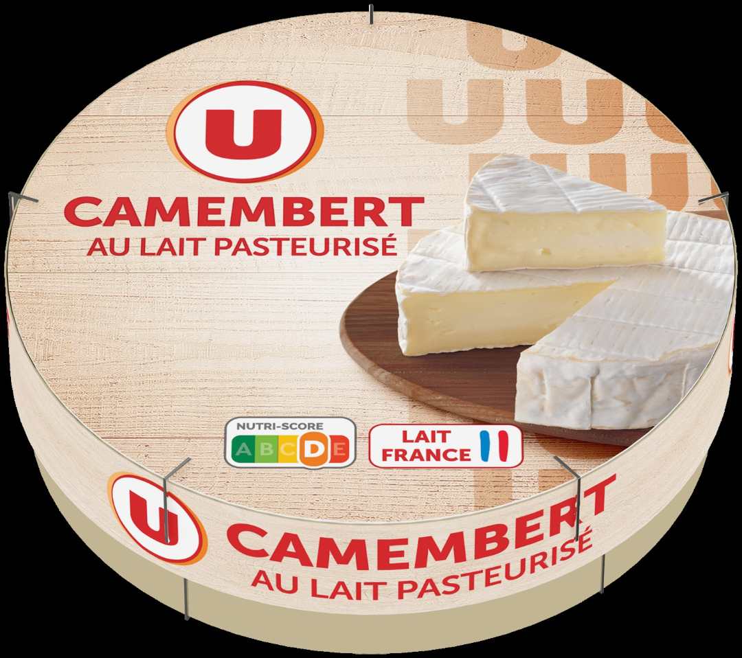 Camembert pasteurisé 21%mg u boîte 250g : photo du produit rappelé le 11/08/2025