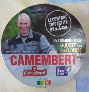 Camembert tripartite 250g Chêne d'Argent : photo du produit rappelé le 09/08/2025