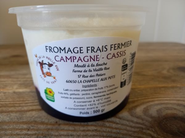 Campagne cassis Gaec de la Vieille Rue : photo du produit rappelé le 01/04/2025