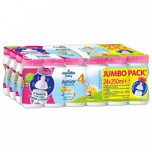 Candia baby junior 4 : photo du produit rappelé le 20/09/2022