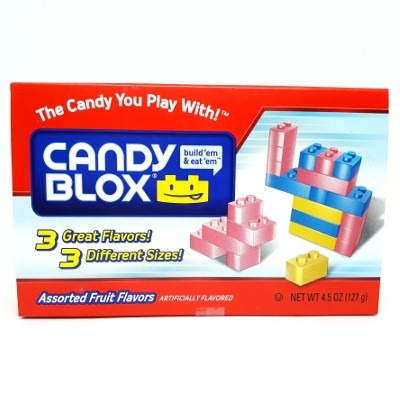 Candy blox boîte de briques de bonbons emboitables : photo du produit rappelé le 20/08/2021