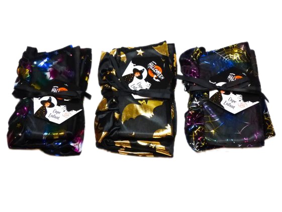 Cape enfant tissu brillant Halloween : photo du produit rappelé le 06/01/2023