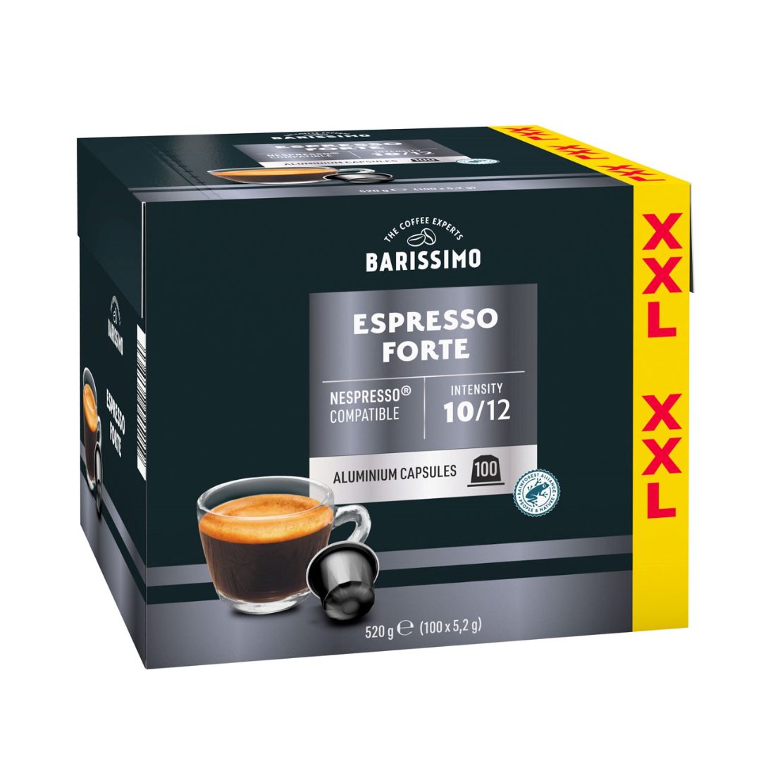 Capsules espresso forte x100 520g Barissimo : photo du produit rappelé le 17/07/2025