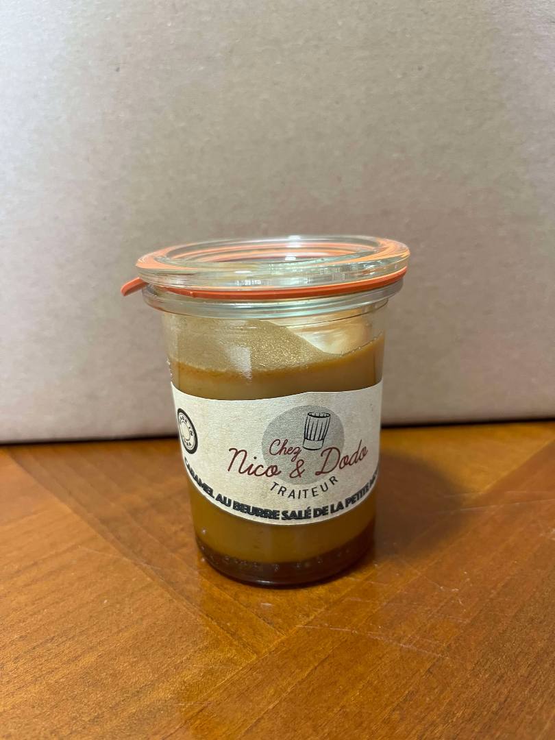 Caramel au beurre salé de la petite montagne Chez Nico et Dodo : photo du produit rappelé le 18/04/2025