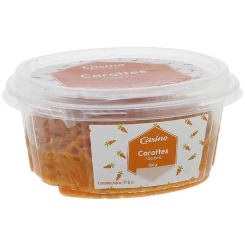 Carottes râpées - 300g - Casino : photo du produit rappelé le 02/11/2023