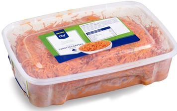 Carottes rapees en sauce 1,5kg Metro chef : photo du produit rappelé le 29/09/2021