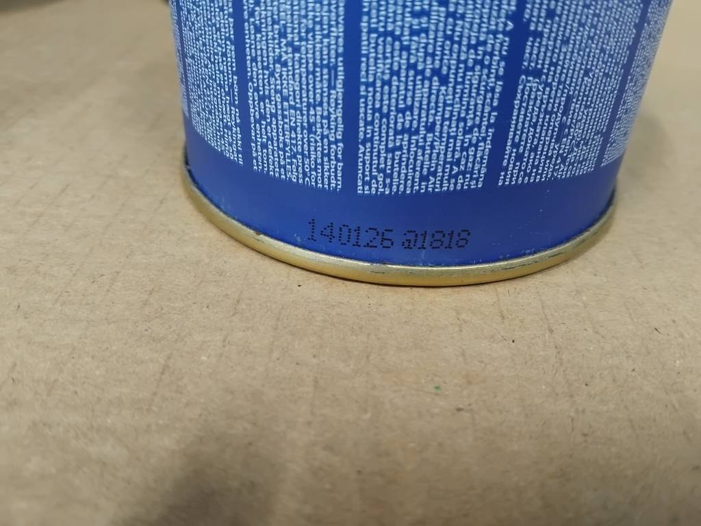 Carotuche de gaz 190gr percable Kemper : photo du produit rappelé le 23/02/2026
