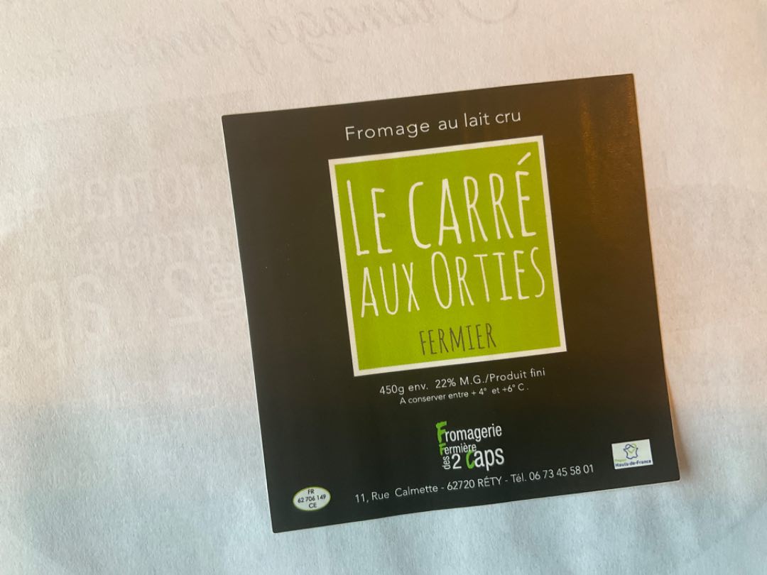 Carré aux orties Fromagerie des 2CAPS : photo du produit rappelé le 25/02/2025