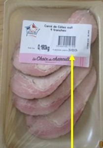 Carré de côtes cuit 4 tranches 180g Le Choix du Charcutier : photo du produit rappelé le 14/10/2024