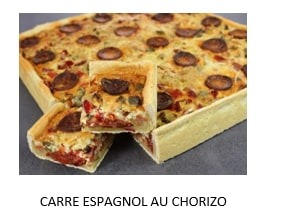 Carré façon quiche à partager Kirn : photo du produit rappelé le 01/08/2025