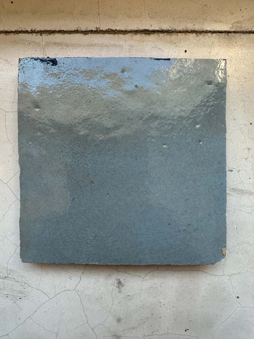 Carreau de zellige artisanal 10x10 couleur vert d'eau : photo du produit rappelé le 02/12/2025