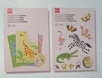 Cartes et magnets création en sable Hema : photo du produit rappelé le 20/02/2026