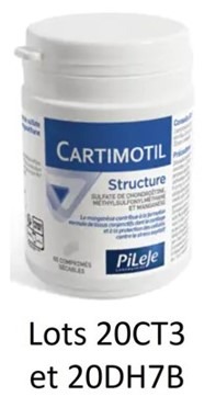 Cartimotil structure Pileje : photo du produit rappelé le 24/03/2022