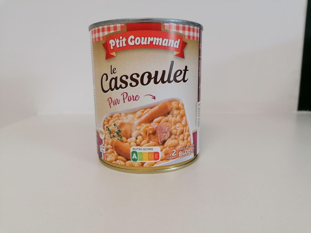 Cassoulet en conserve P'tit Gourmand : photo 2 sur 2 du produit rappelé le 28/07/2021