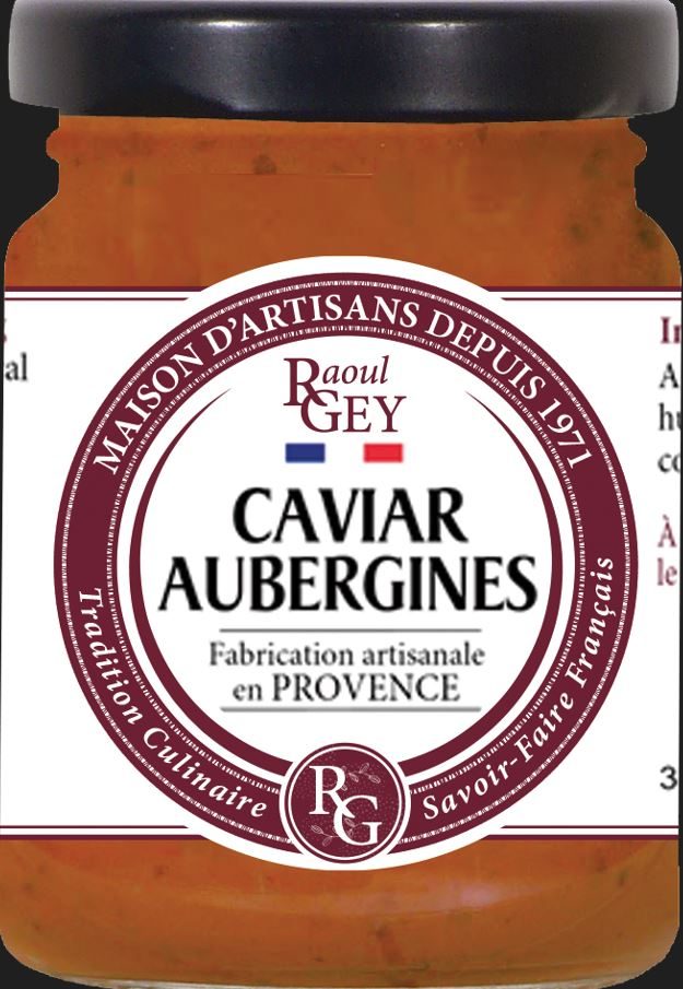 Caviar d aubergine Raoul Gey : photo du produit rappelé le 18/11/2024