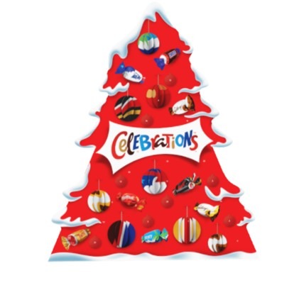 Celebrations® calendrier de l’avent 215grs : photo du produit rappelé le 19/11/2024