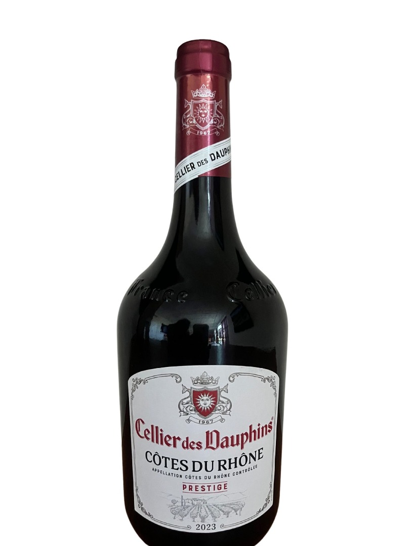 Cellier des dauphins prestige - AOP côtes du rhône rouge 2023 : photo du produit rappelé le 19/05/2025