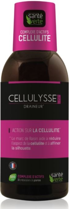 Cellulysse draineur 500ml Sante Verte : photo du produit rappelé le 23/04/2025