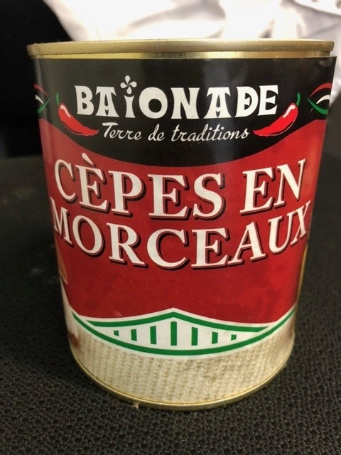 Cèpes en morceaux Baïonade : photo du produit rappelé le 15/09/2023