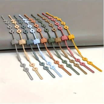 Chaîne de sucette en silicone mignon, corde anti-chute multifonctionnelle : photo du produit rappelé le 09/12/2024