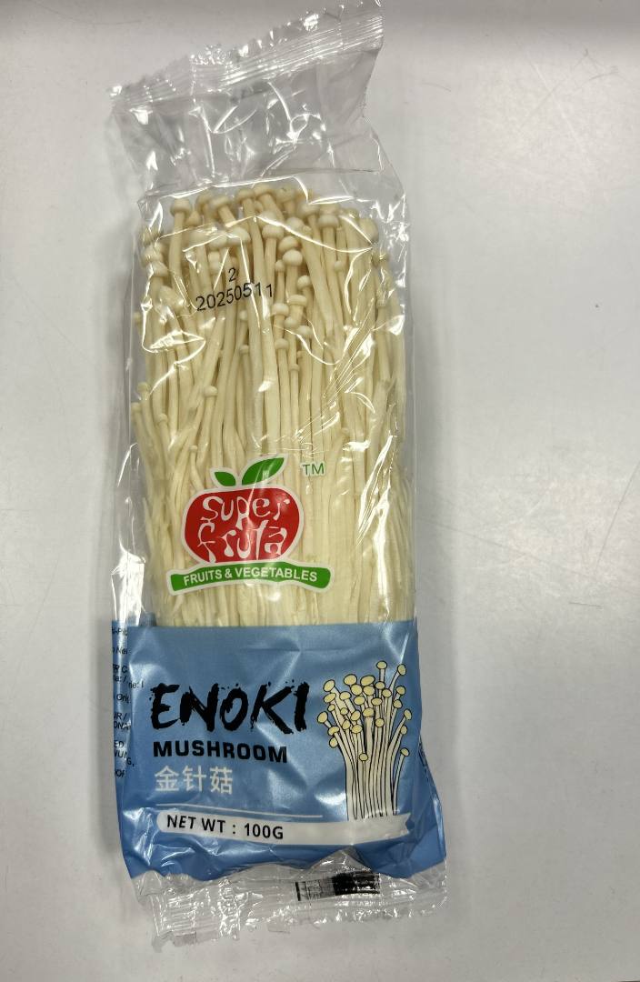 Champignon enoki- enoki mushroom Super Fruta : photo du produit rappelé le 23/07/2025