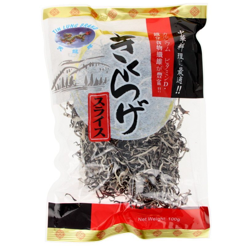 Champignons noirs kikurage en lamelles - 100g Tin Lung : photo du produit rappelé le 30/10/2024