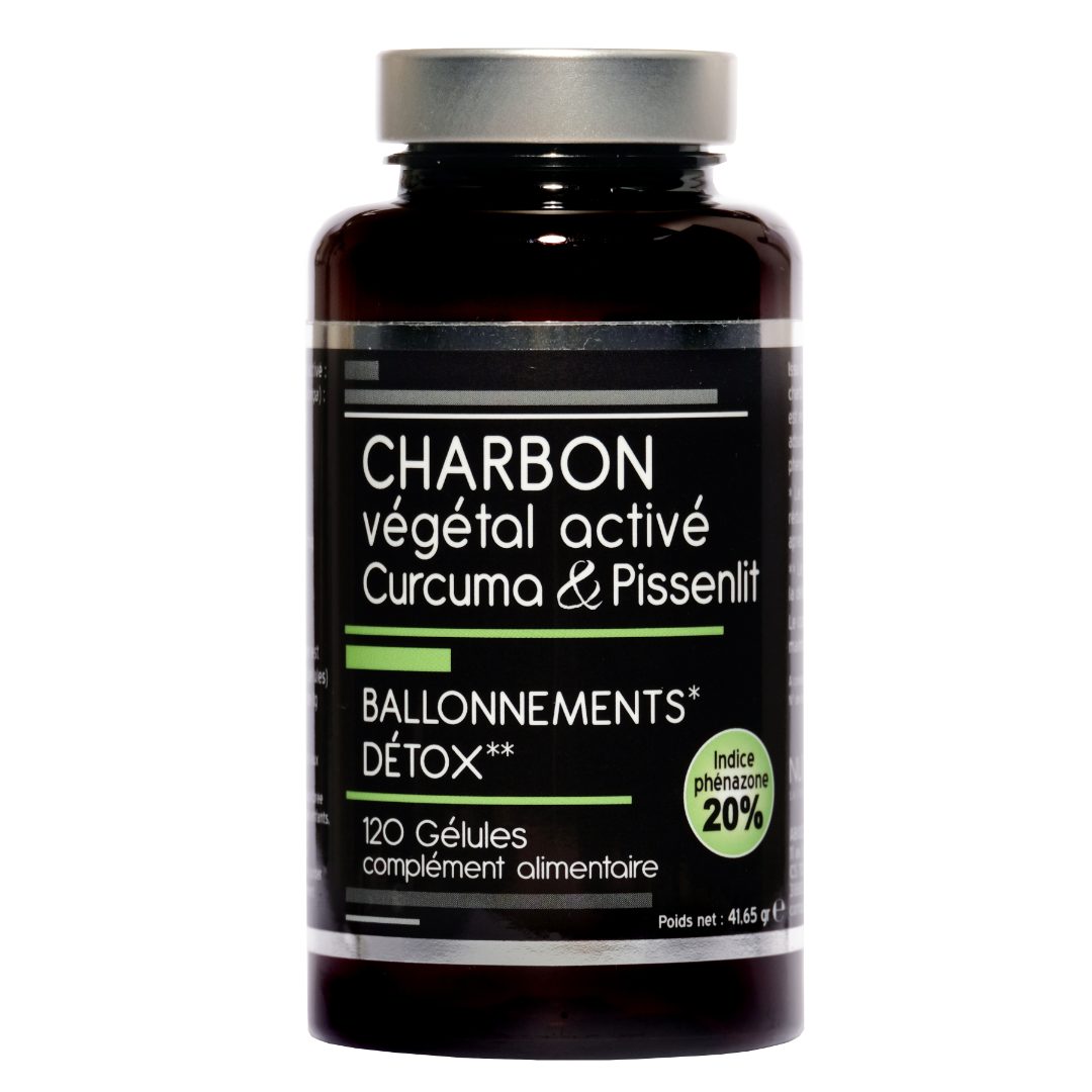 Charbon végétal activé curcuma & pissenlit gélules Nutrivie : photo 2 sur 2 du produit rappelé le 12/05/2021