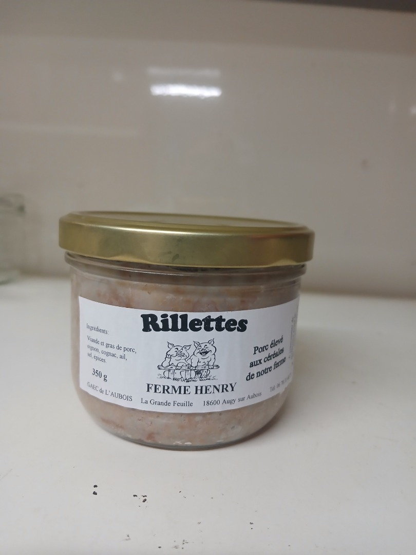 Charcuterie en conserve Ferme Henry : photo du produit rappelé le 21/11/2024