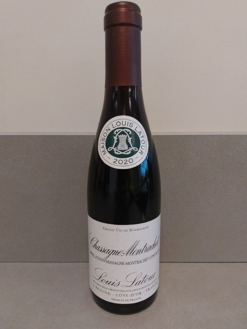 Chassagne montrachet rouge 2020 37.5cl : photo du produit rappelé le 02/03/2023