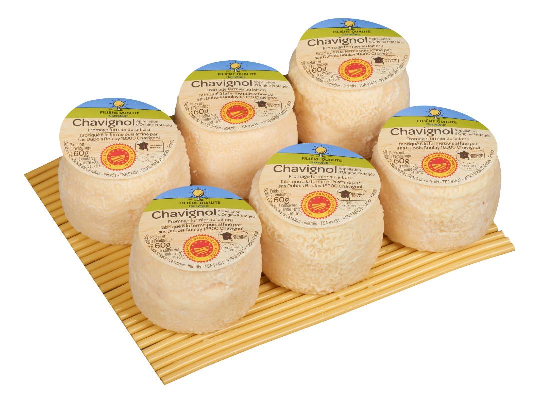 Chavignol fermier AOP Filière Qualité Carrefour : photo du produit rappelé le 14/08/2025
