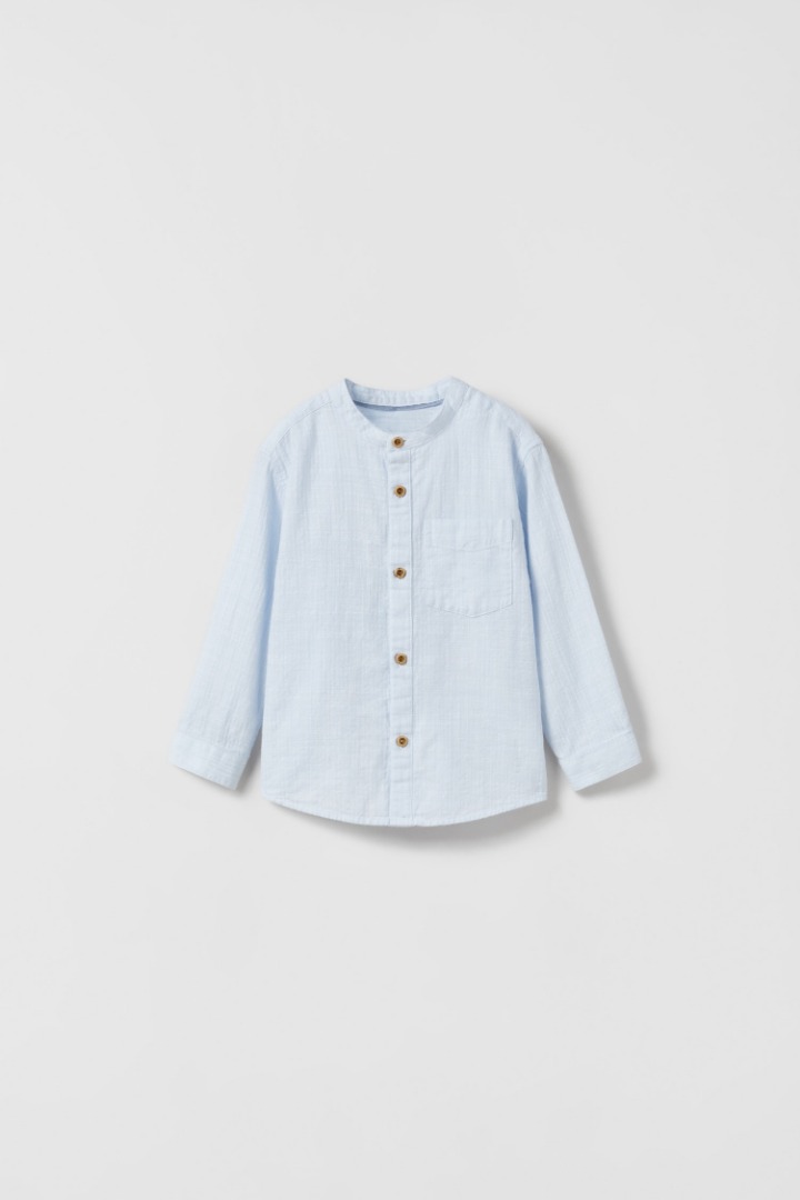 Chemise faux uni et/ou chemise bébé à manche Zara : photo du produit rappelé le 14/04/2023
