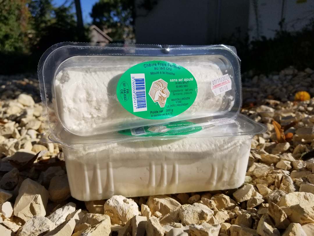 Chevre frais fermier Maison Limouzin : photo du produit rappelé le 23/06/2023